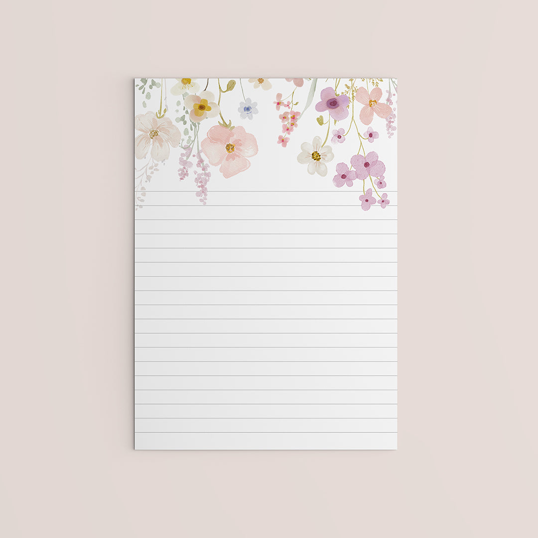 NOTEPAD A5 WILDFLOWERS