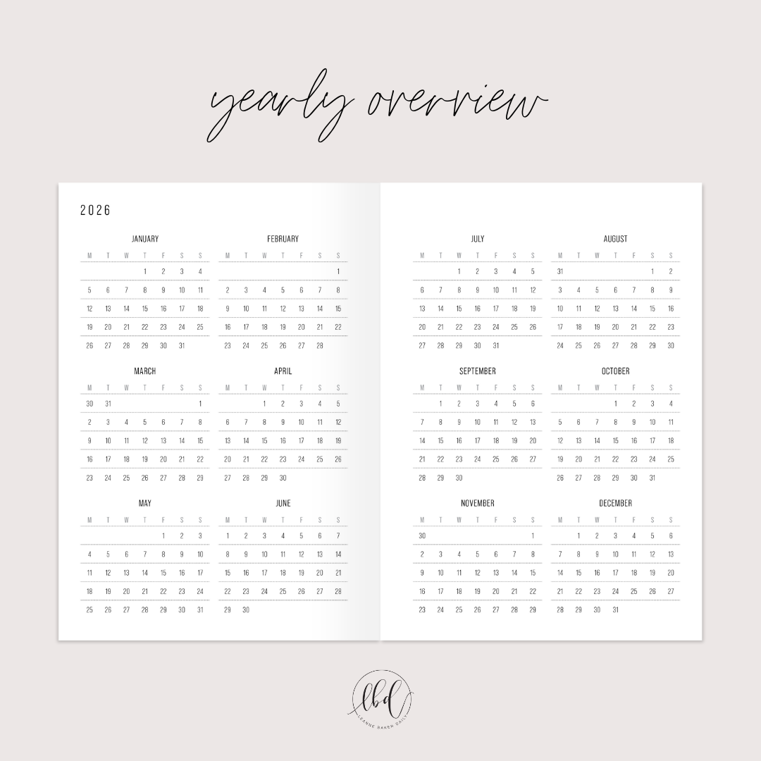 Slimline Planner - Floral