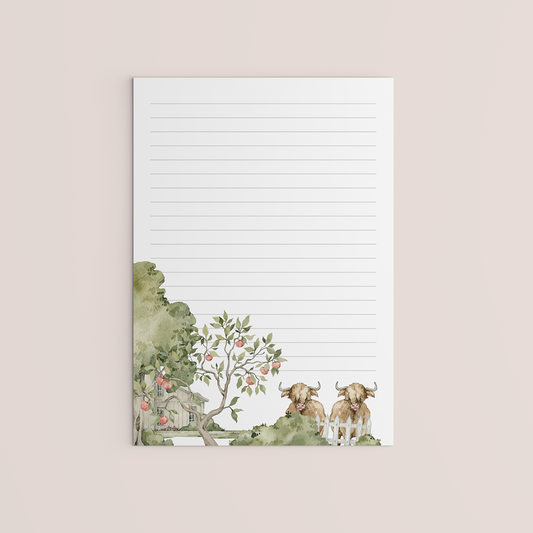 Notepad Greener Pastures