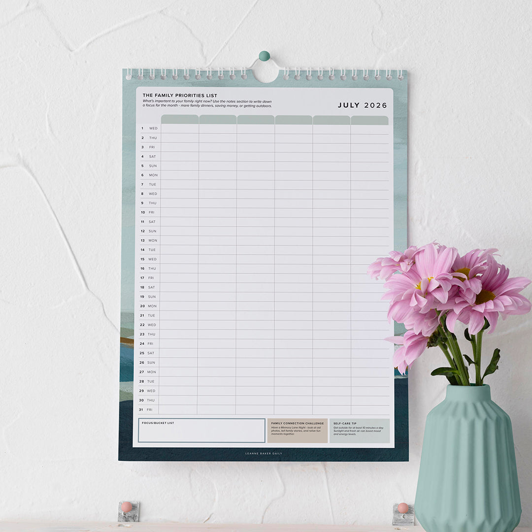 A3 Family Calendar
