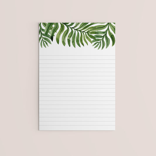 NOTEPAD A5 LEAVES