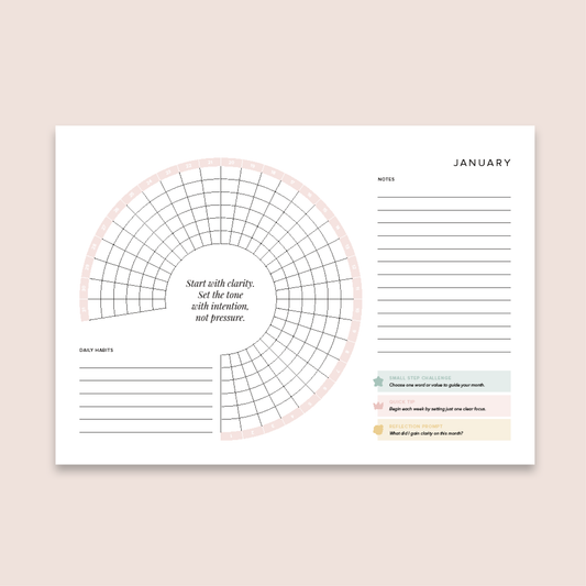Habit Tracker Calendar